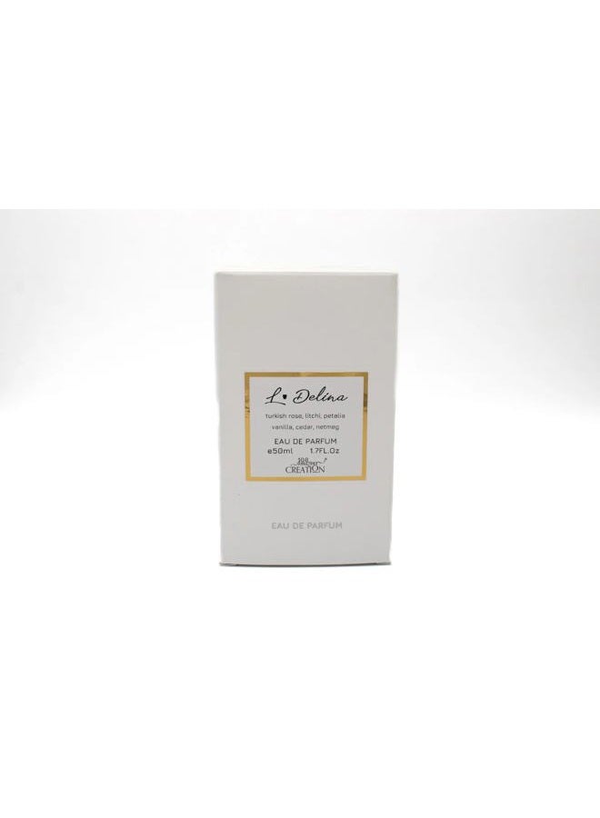 Amazing Creation L' Delina Edp Perfume For Women, 50 Ml - Image 3