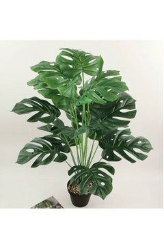 Angmei 18pcs Artificial tree Turtle-back Leaves For Greenery Decoration  - Image 2