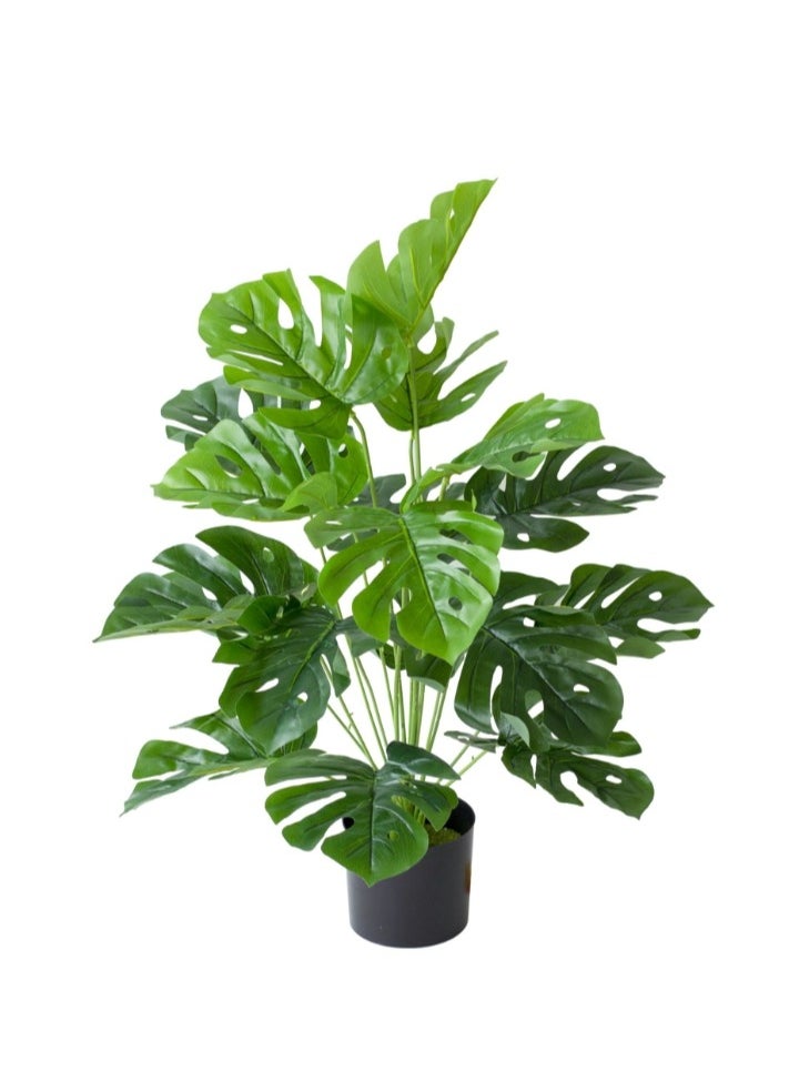 Angmei - 18pcs Artificial tree Turtle-back Leaves For Greenery Decoration - Image 1