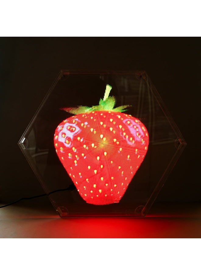 Crony شاشة مروحة LED هولوجرافية ثلاثية الأبعاد CRONY بحجم 32 سم مع غطاء حماية من 6 جوانب - 60 واط، هيكل من ABS والألمنيوم، عرض عبر الواي فاي والبلوتوث، مدخل عالمي AC100-240V - Image 3