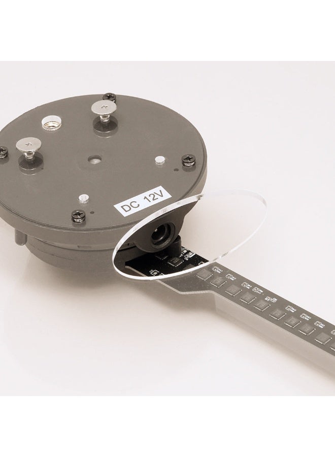 Crony شاشة مروحة LED هولوجرافية ثلاثية الأبعاد CRONY بحجم 32 سم مع غطاء حماية من 6 جوانب - 60 واط، هيكل من ABS والألمنيوم، عرض عبر الواي فاي والبلوتوث، مدخل عالمي AC100-240V - Image 4