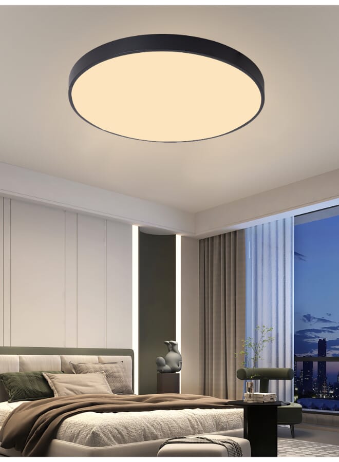 Best Power Modern LED Round Ceiling Light 9679-600 – 34W, 60cm, Neutral White 4000K, Adjustable Hanging Pendant or Surface Mount Fixture for Living Room, Bedroom, or Office  - Image 2