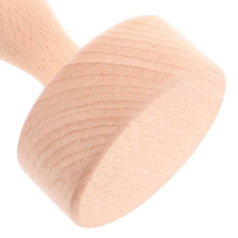 Beech Wooden Tart Tamper Press Rod Pastry Dough Tool Baking Egg Tart Shaper - Image 4