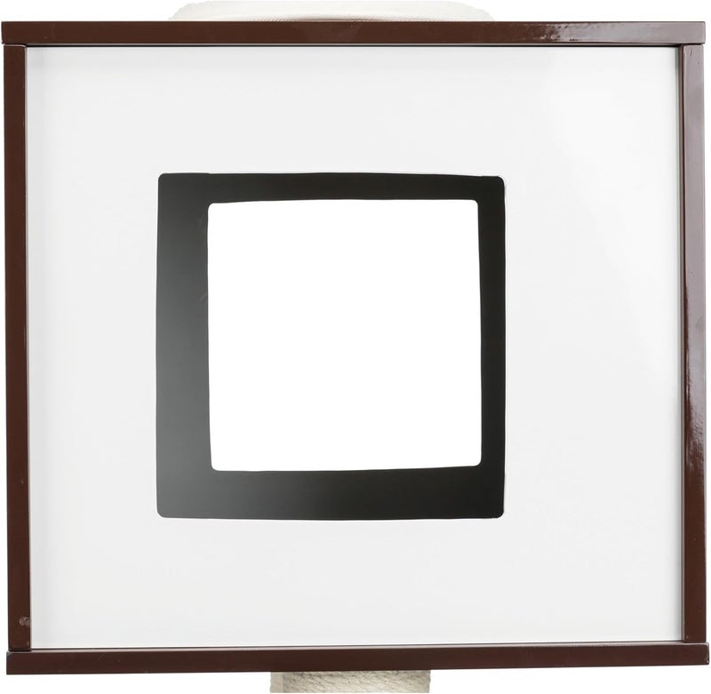 TRIXIE 31in Inola Wooden Cat Tree Jute Scratching Posts Cat Condo with Cushion Removable Cozy Pads Dangling Cat Toy Walnut - Image 4