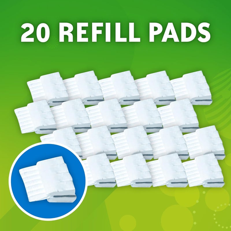 Scrubbing Bubbles Flushable Toilet Bowl Wand Cleaner Refills, Fresh Brush Cleaner Toilet Refill Pads, Removes Limescale & Odors, Citrus Scent, 20 Count (Pack of 1) - Image 4
