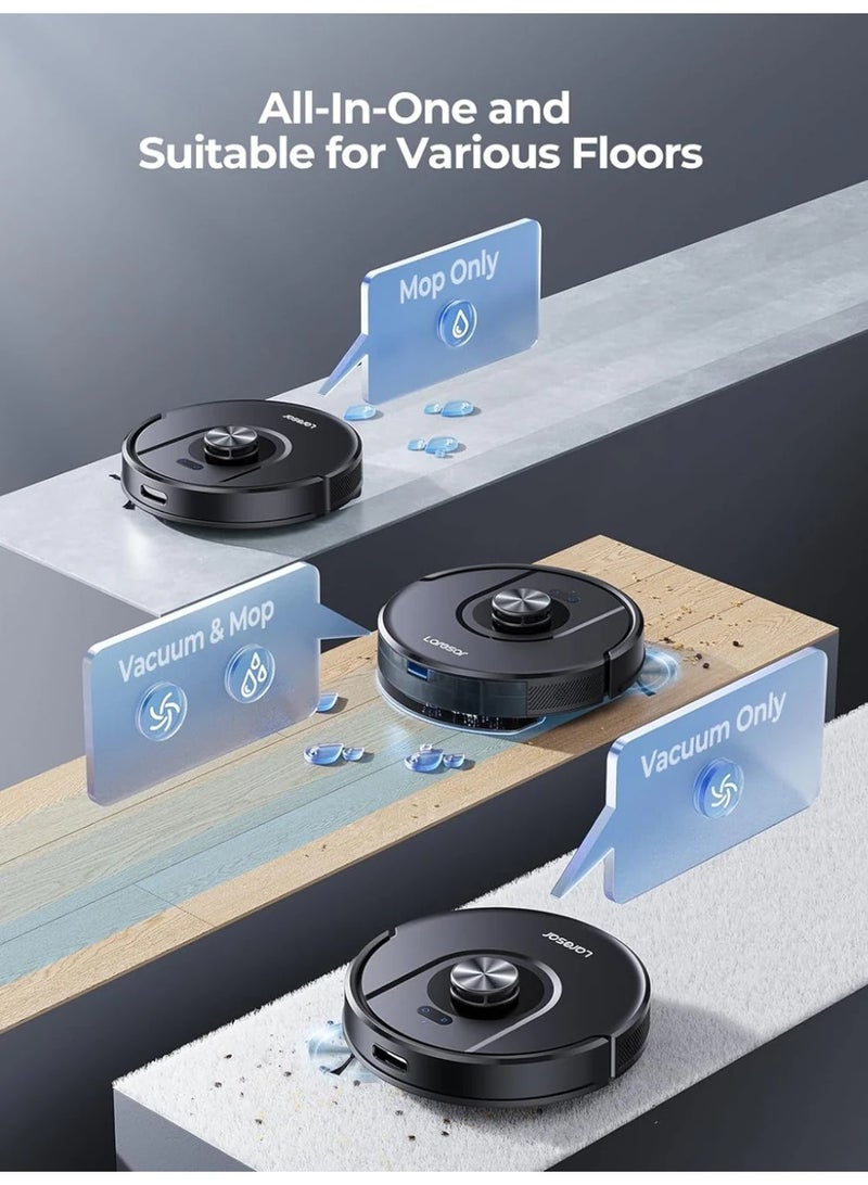Laresar Mars01 Robot Vacuum and Mop Combo, 5000Pa Suction, LIDAR Navigation - Image 4
