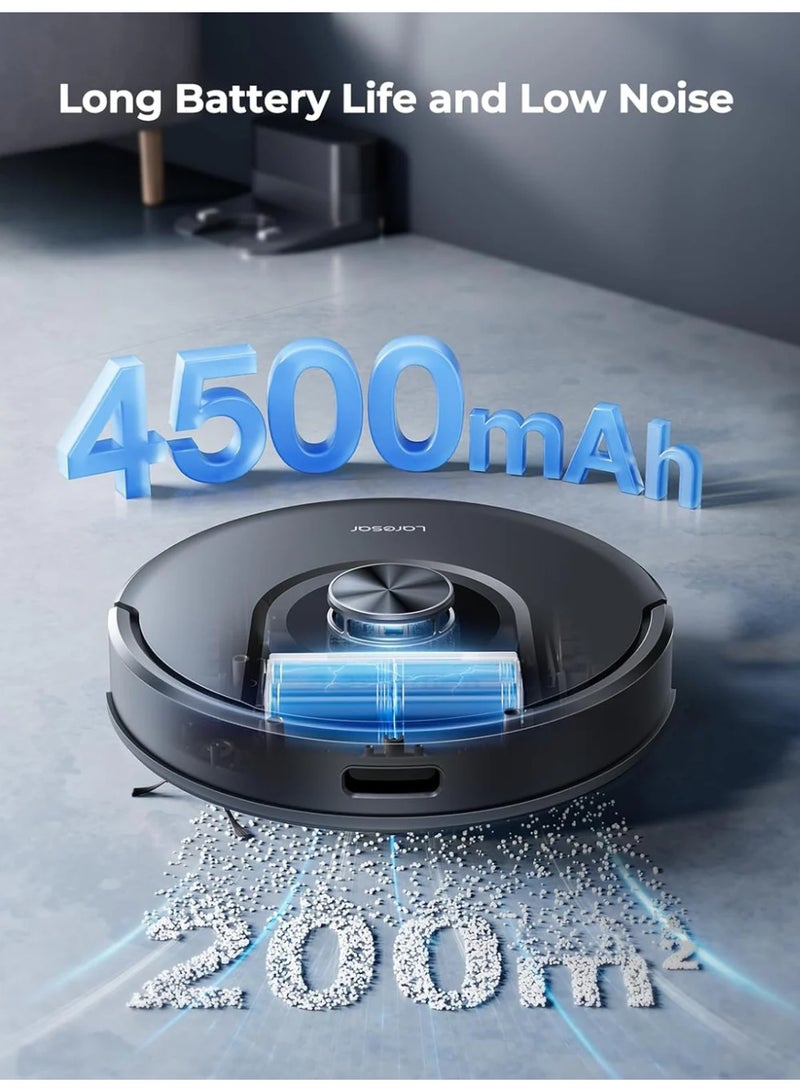 Laresar Mars01 Robot Vacuum and Mop Combo, 5000Pa Suction, LIDAR Navigation - Image 5