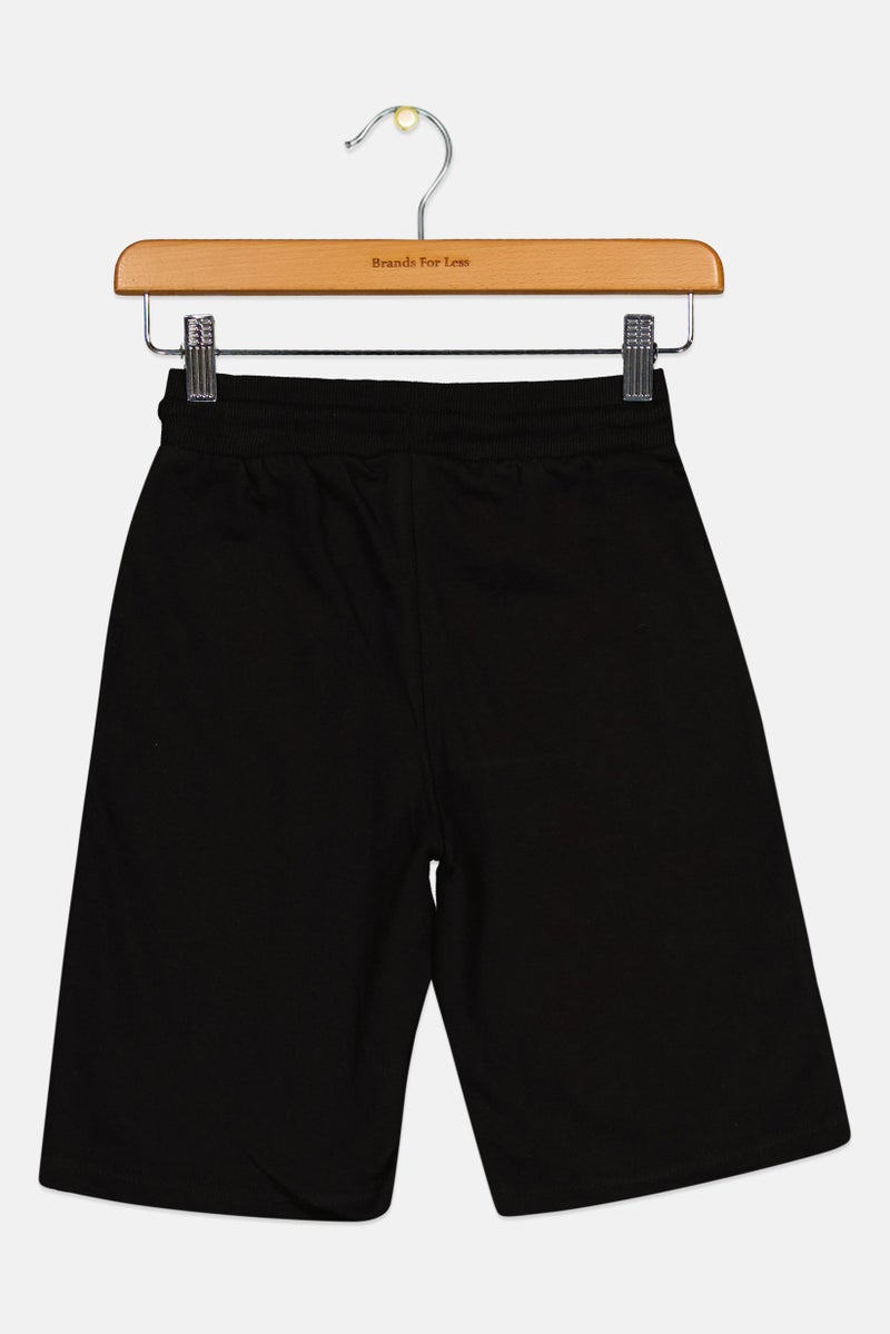 Kung Fu Panda Kids Boy Graphic Print Short, Black - Image 2