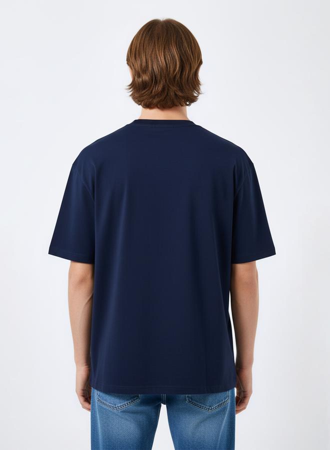 Take Two Madagascar Men Navy Blue Graphic Print T-Shirt - Image 2