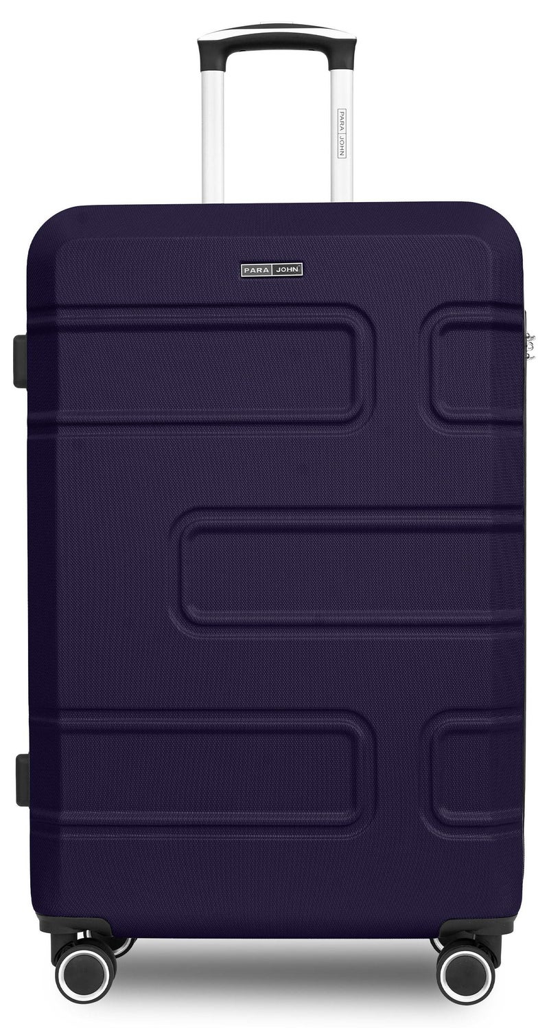 PARAJOHN Cabin Size Lightweight ABS Hardside Spinner Luggage Trolley -20 Inch | Carrying 10KG 8 Wheel Hardshell Suitcase-Navy - Image 1