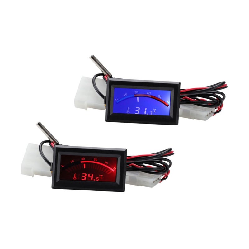 CHILDWEET 2pcs Embedded Pointer Type Electronic Thermometers Probes for Kitchen and Restaurant Use Accurate Temperature Gauge Compact Design - Image 1