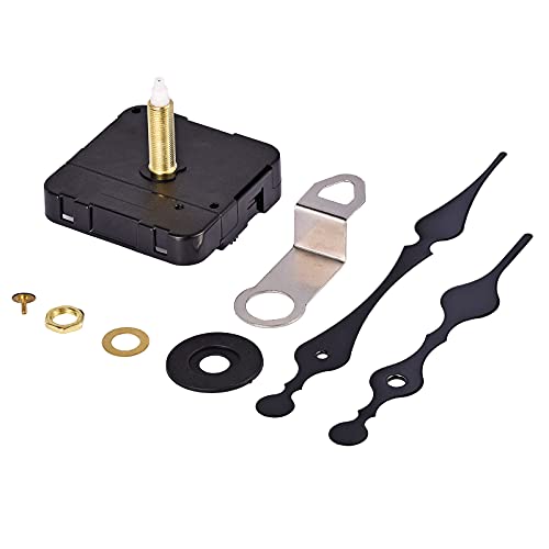 Carkio Long Shaft High Torque Hook Quartz Clock Movement - 31MM With 2 PCS Hands, DIY Repair Wall Clock Kit, 1 Set - Image 4