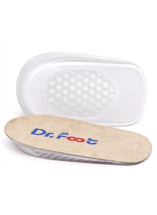 Dr.Foot Height Increase Insoles, Heel Cushion Inserts, Heel Lift Inserts for Leg Length Discrepancies (Small (0.5" Height))  - Image 1