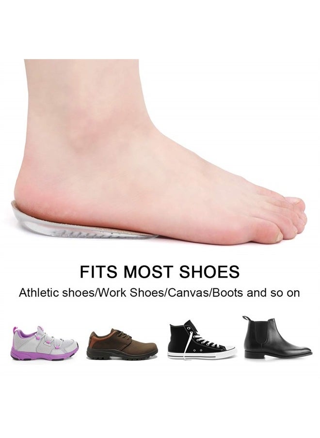Dr.Foot Height Increase Insoles, Heel Cushion Inserts, Heel Lift Inserts for Leg Length Discrepancies (Small (0.5" Height))  - Image 2