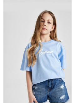 Girl Oversize Fit Knitted Short Sleeve Body