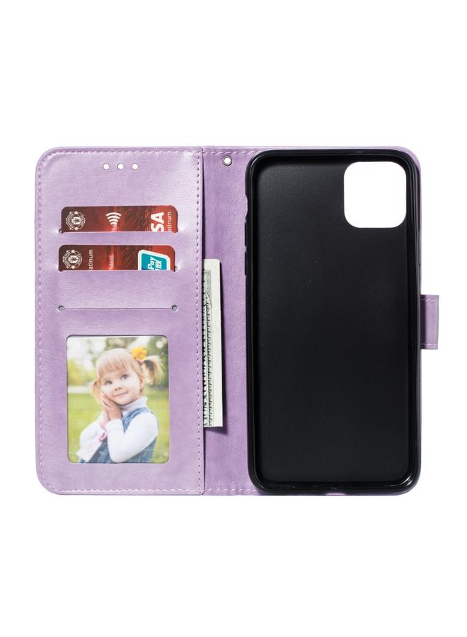 Zaboon Case For iPhone 11 Pro Max Mandala Embossing Pattern Horizontal Flip Leather Case, with Holder & Card Slots & Wallet & Photo Frame & Lanyard - Image 4