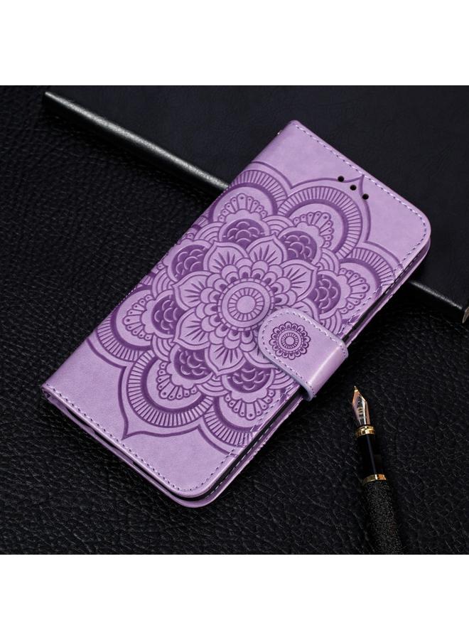 Zaboon Case For iPhone 11 Pro Max Mandala Embossing Pattern Horizontal Flip Leather Case, with Holder & Card Slots & Wallet & Photo Frame & Lanyard - Image 1