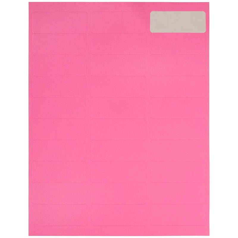 JAM PAPER Return Address Labels - Standard Mailing - 1 x 2 5/8 - Ultra Pink - 120 Shipping Labels/Pack - Image 5