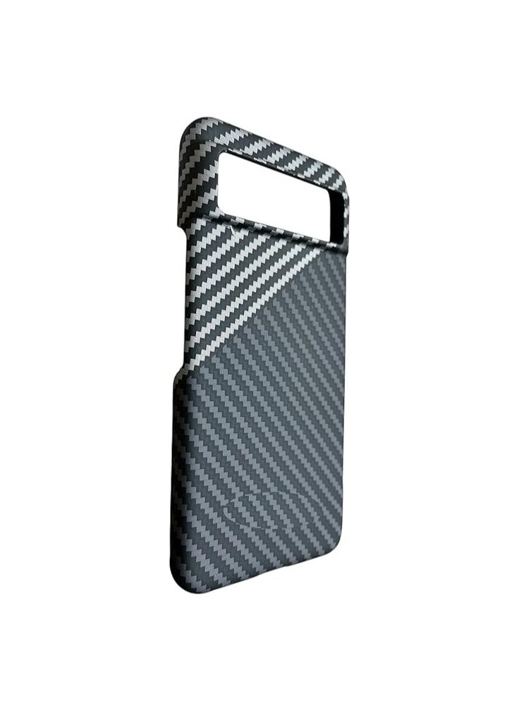 Generic - Carbon Fiber Pattern Phone Case for Google Pixel 8 , Chevron Design - Image 1