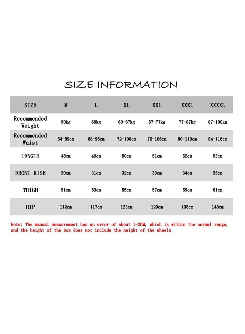 1-Piece Men Swim Beach Shorts Quick Dry Swimming Trunks Drawstring Surfing Board Shorts Loose Boxers Short Pants  - Image 2