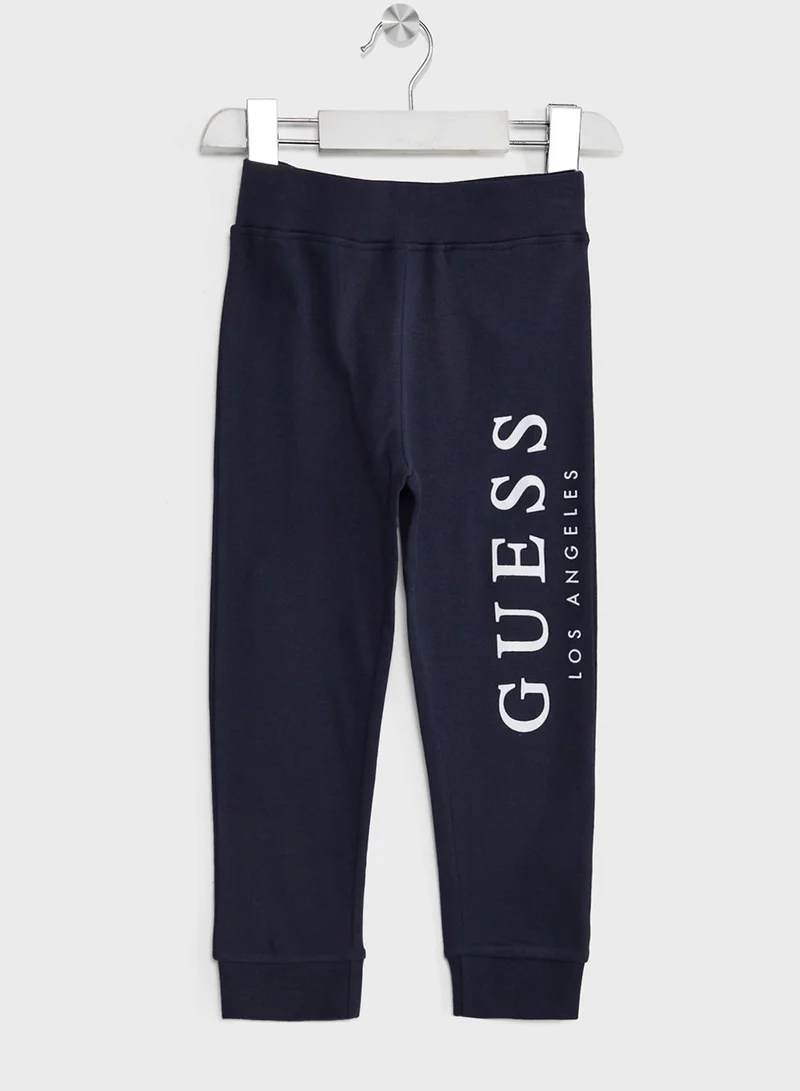 GUESS Kids Logo T-Shirt & Sweatpants Set