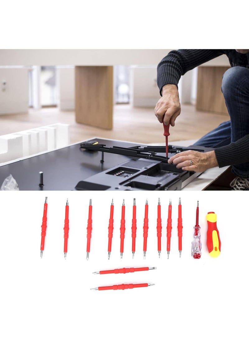 GGOOT Magnetic Screwdriver Bit, Screwdriver Kit Hardware Tools for Sewing Machine for Doorbell - Image 5