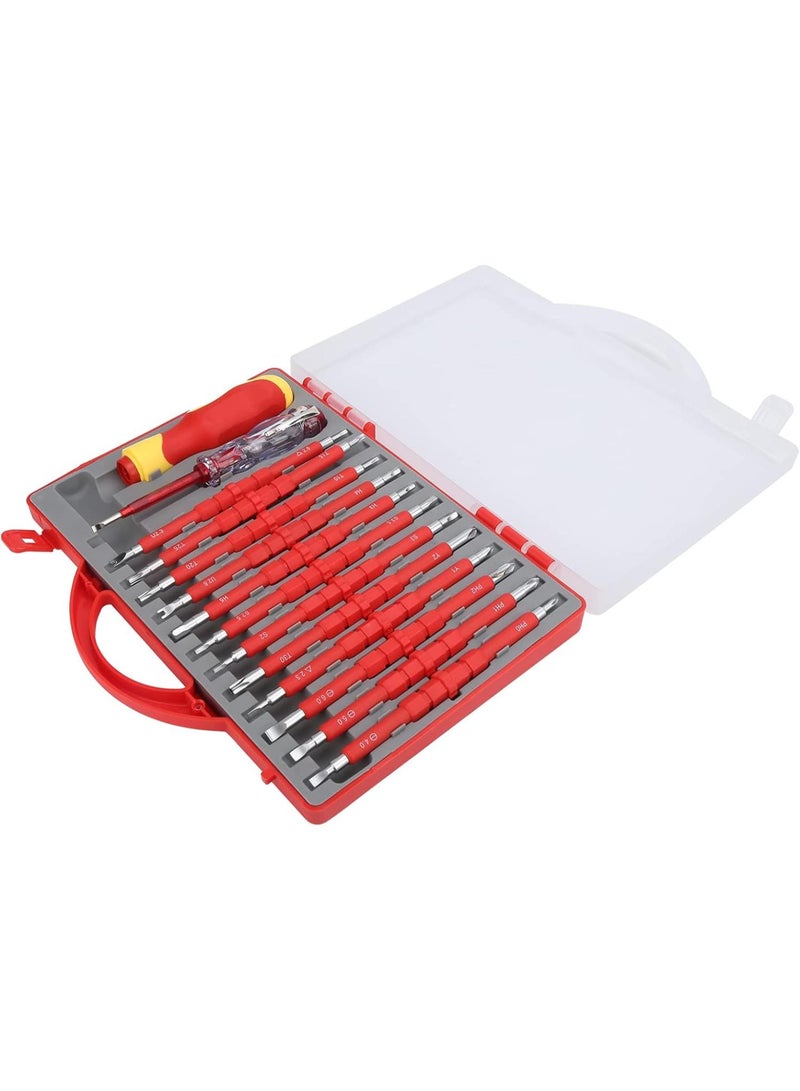 GGOOT Magnetic Screwdriver Bit, Screwdriver Kit Hardware Tools for Sewing Machine for Doorbell - Image 1