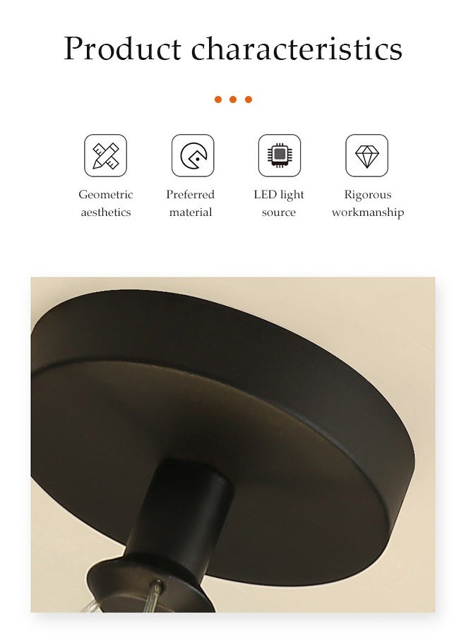 DUNISO LED ceiling light, tri color dimming aisle light, modern ceiling light, 19W, energy saving, easy to clean, suitable for corridors, living rooms, bedrooms, kitchens, diameter 20cm  - Image 4