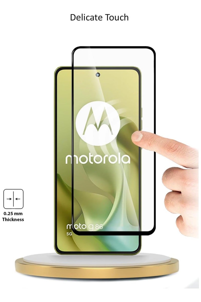 Fankalo Screen Protector for Motorola Moto G86 High Transmittance Glass Scratch Resistant Tempered Glass - Image 3