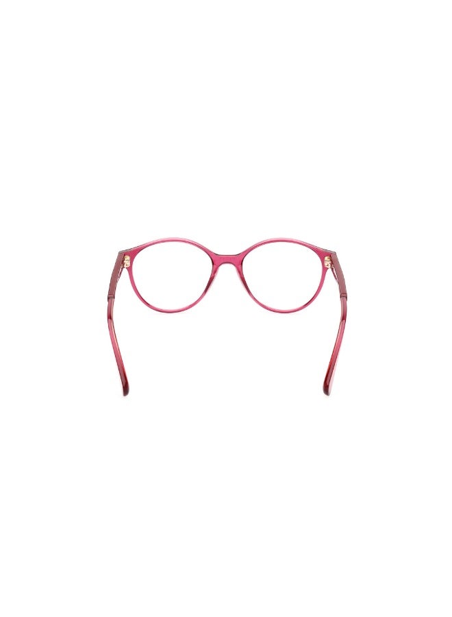 ماكس اند كو نظارة طبية بشكل دائري للنساء بأذرع بلاستيكية MO5073  مقاس 50 - خمري لامع - Image 4