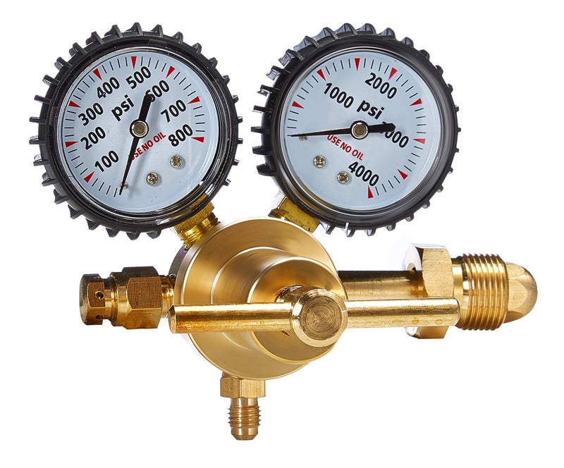 SPARC منظم النيتروجين SPARC المتميز ضمان مدى الحياة من الولايات المتحدة 0-600 PSI ضغط التسليم - لحام تطهير اختبار - غاز خامل CGA580 هيليوم أرجون - Image 1
