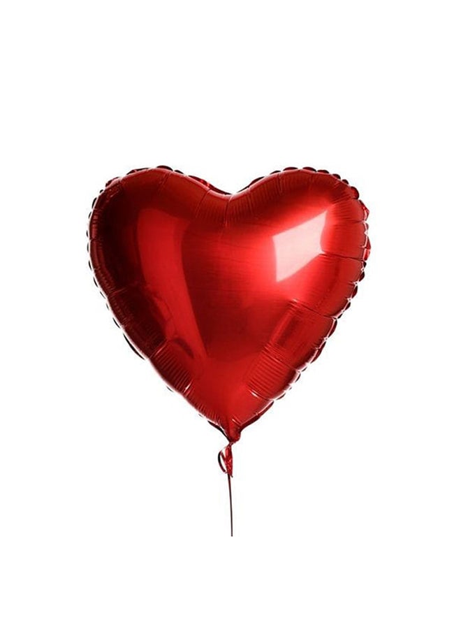 Floral lane Flower Shop Plain Red Heart Foil Baloon 
