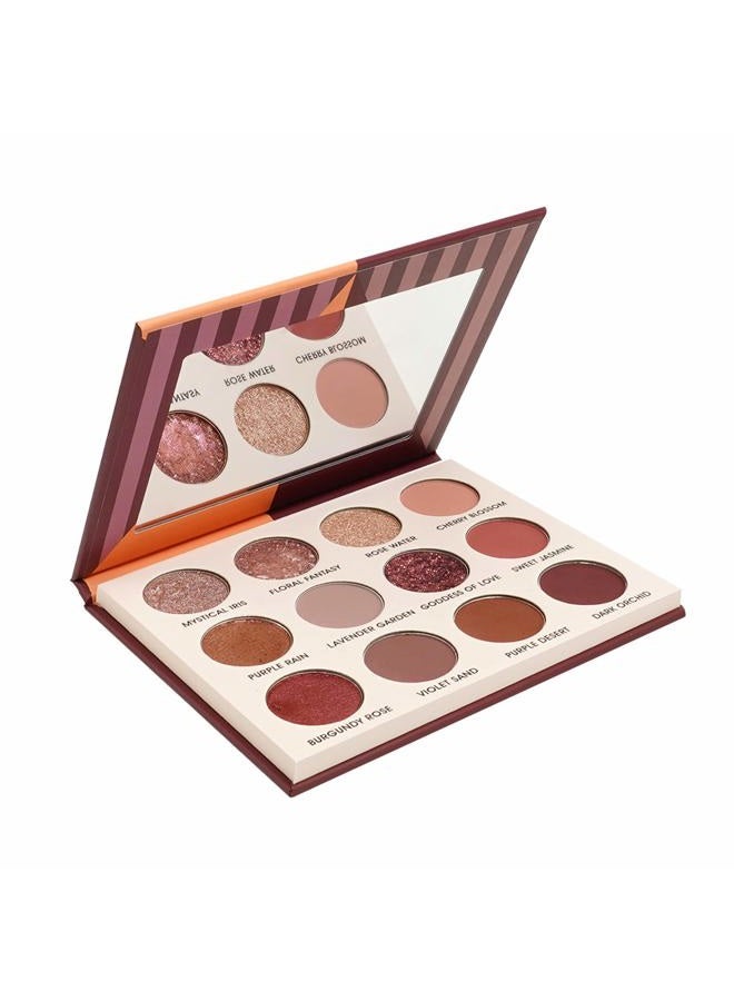 EBIN NEW YORK Desert Rose - Secret of Pharaoh Eyeshadow Palette, Highly Pigmented and Blendable, Cruelty-Free - Image 1