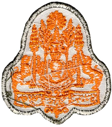 Cambodia National Police Flag Patch Embroidery Sweing Badge 6cm x 5cm Imported from Malaysia - Image 2