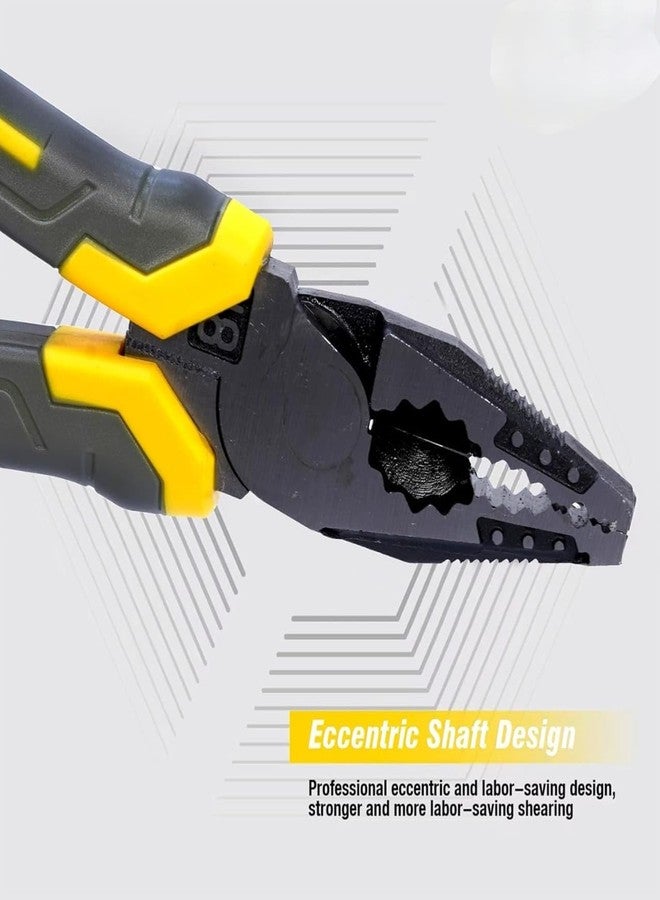 Hetkrishi Pro cut Heavy Duty 8-Inch High-Leverage Side Cutting Pliers for Twisting, Clamping Screws, and Cutting Soft Metals like Copper and Aluminum - Image 5