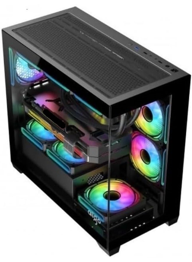 حاسوب ألعاب مبرد سائل: معالج كور i7 | بطاقة رسومات GTX 1660SUPER بسعة 6GB | 16GB RAM | 1TB SSD NMVE/SATA | ويندوز 11 | جاهز للإنترنت WIFI 6 - Image 1