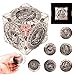 Froggod Roulette Dice Spinner 7in1 Metal DND Dice Set with 3D Relief Mechanical DND Spinner for Dungeons and Dragons Gifts DM PlayersBloodstains - Image 2