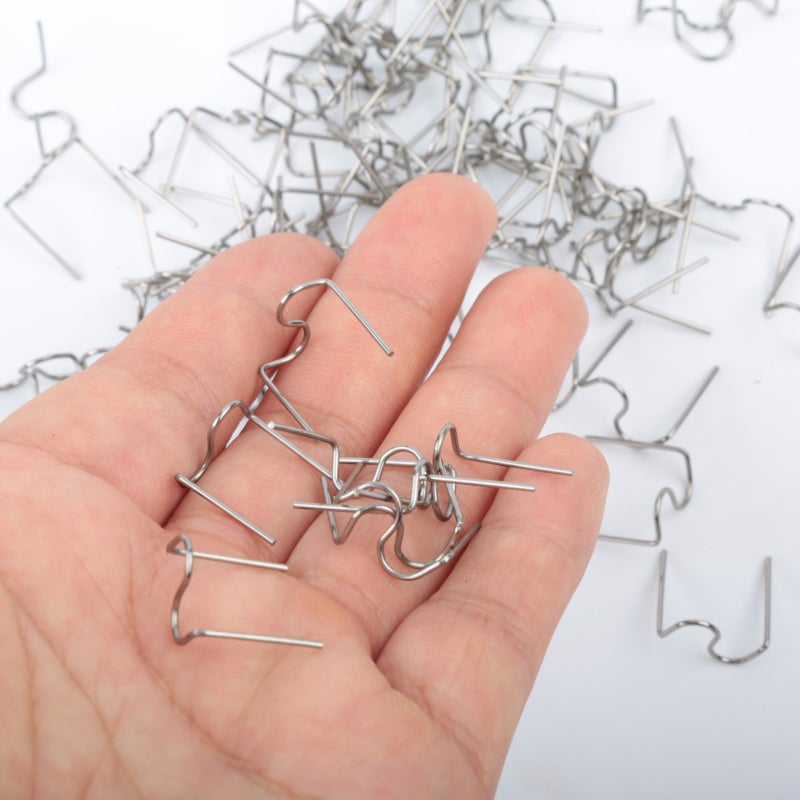Universal 100 Pcs/Set Precut 0.6mm-0.8mm Hot Wave Flat Staples For Plastic Stapler Repair Welder repair tool - Image 4