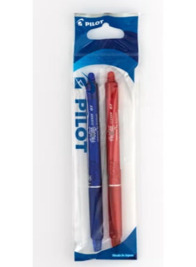 بايلوت قلم قابل للمسح بايلوت فريكشن ضغاط مقاس 0.7 , 2حبة