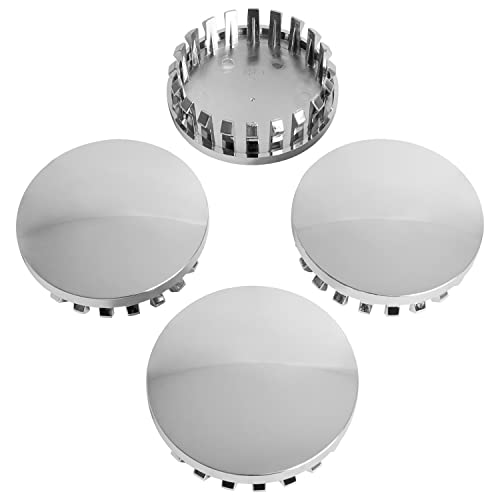 KitsPro 3.25Inch 83MM Wheel Center Caps for Chevrolet Chevy GMC Colorado Tahoe Suburban Silverado Sierra 1500 Rim Hub Caps, Pack of 4 (Chrome, Outer 83MM, Inner 73MM) - Image 1
