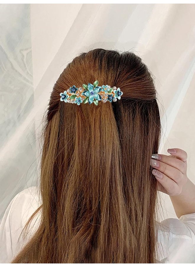 Hair Clips for Women Girls Barrette Hair Clips for Women Hair Accessories for Women Enameled Floral Clips for Women Blue French Barrette Hair Clips for Women and Girls Gift For Women & Girls - pzsku/Z710B3B3EE7BC5ED51B98Z/45/_/1729064135/8bf1def3-8ccd-4f00-9315-1f709f208712