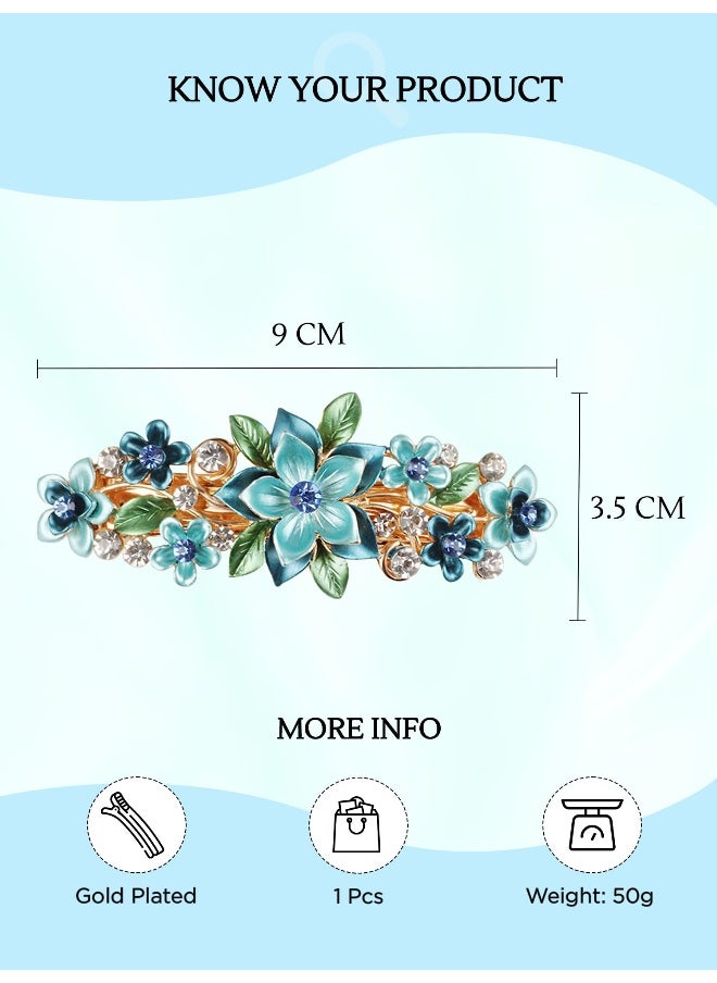 Hair Clips for Women Girls Barrette Hair Clips for Women Hair Accessories for Women Enameled Floral Clips for Women Blue French Barrette Hair Clips for Women and Girls Gift For Women & Girls - pzsku/Z710B3B3EE7BC5ED51B98Z/45/_/1729064136/1c03a521-efd5-428c-8d8e-c913ebd44db3