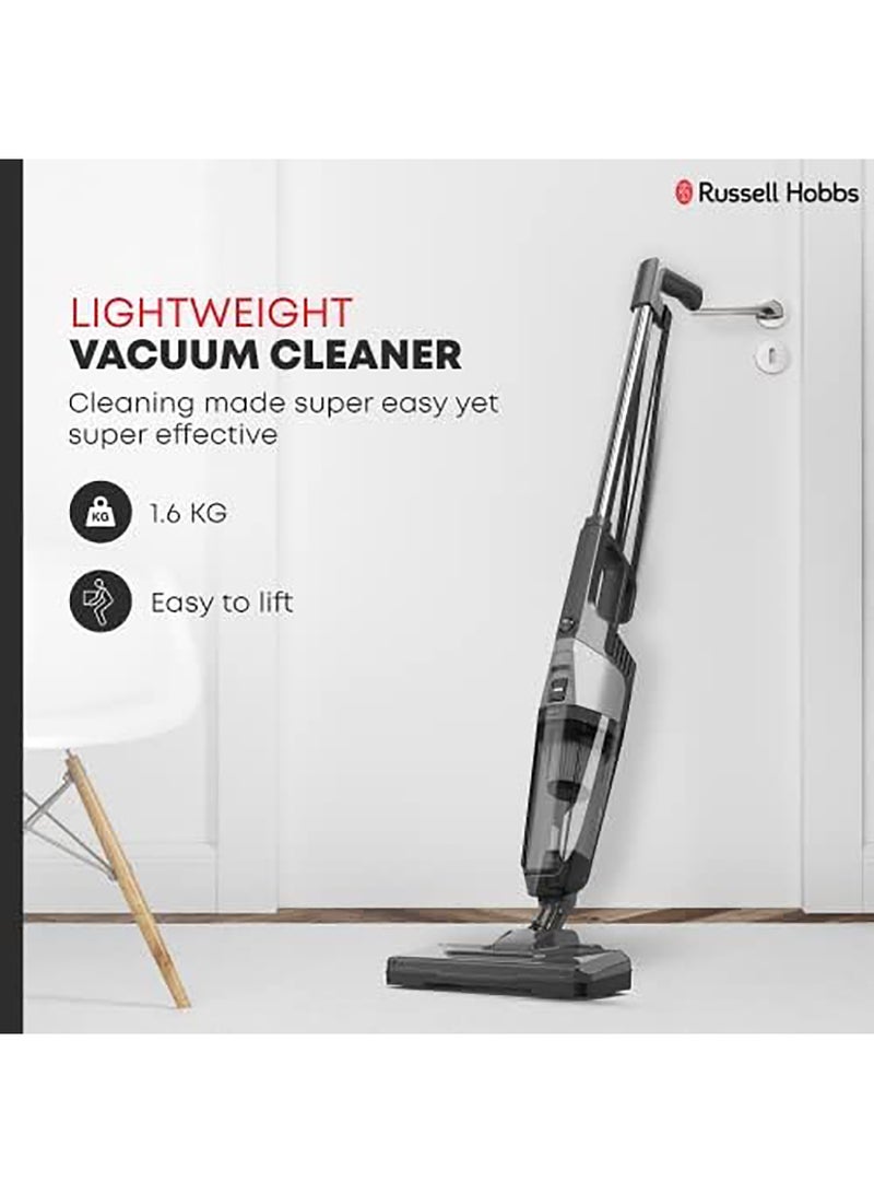 Russell Hobbs 3-In-1 Corded Handheld Vacuum Cleaner, 7m Cord Length, HEPA Filter, Ultra-Quiet 0.6 L 600 W K-22A102B Black - Image 3