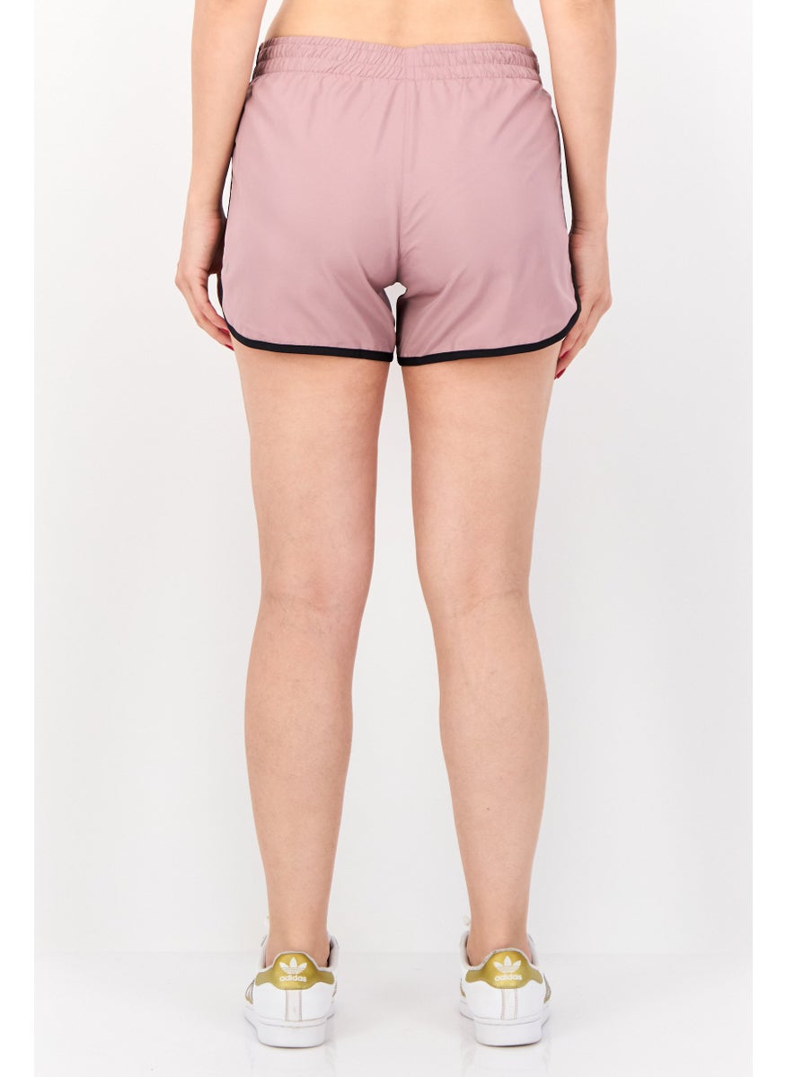 Adidas Women Sportswear Fit 4 Inseam Outdoor Shorts, Mauve  - Image 3