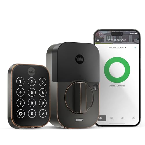 Yale Security Yale Assure Lock 2 Smart Deadbolt with Wi-Fi & Keypad - Oil Rubbed Bronze Keyless Entry Door Lock with App Control, Code Entry & Remote Access - Secure Electronic Door Deadbolt, YRD450-WF1-0BP - Image 1