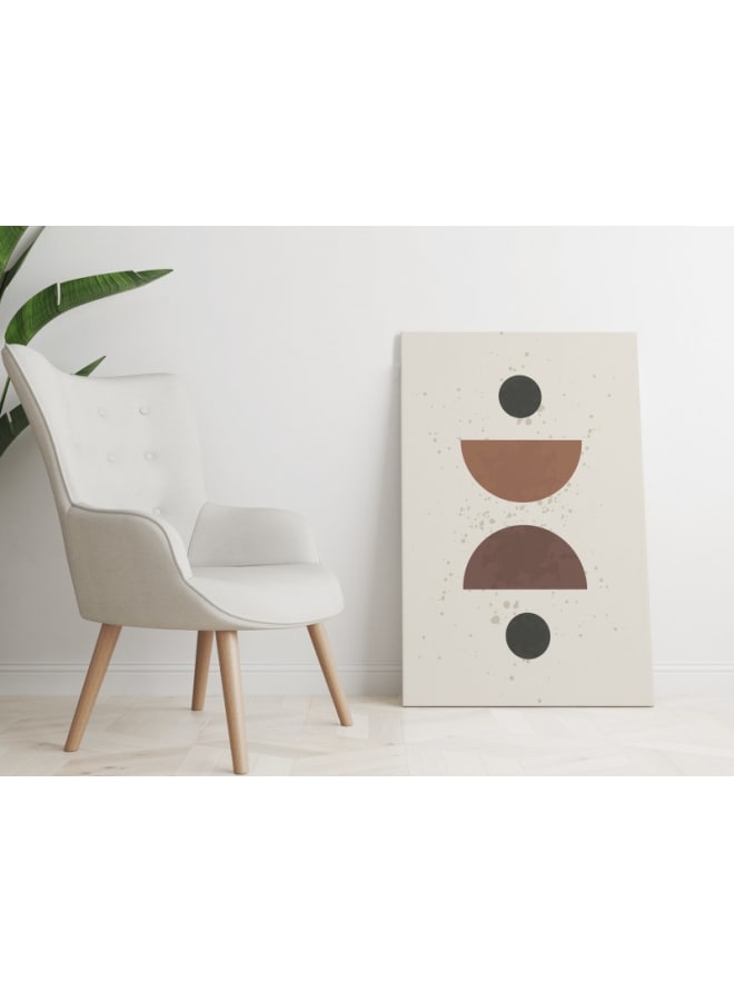 Home Gallery Neutral Wall Art Geometric Shapes Printed Canvas wall art 120x80 - Image 2