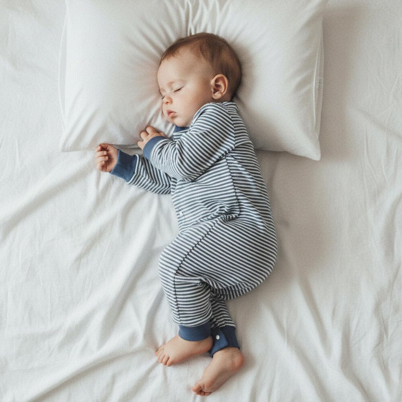 Mieeyali Newborn Baby Boy Clothes Truck Train Jumpsuit Striped Waffle Knit Romper One Piece Fall Winter Outfits (Blue Car B, 3-6 Months) - Image 3