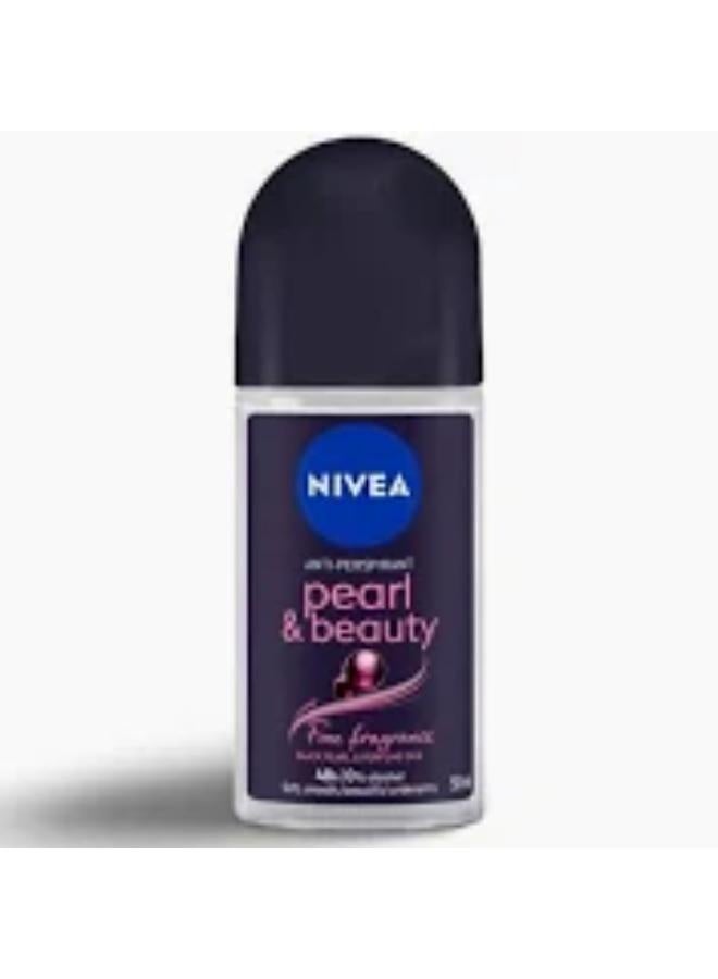 نيفيا NIVEA PERAL & BEAUTY BLACK F/W ROLL ON 50ML