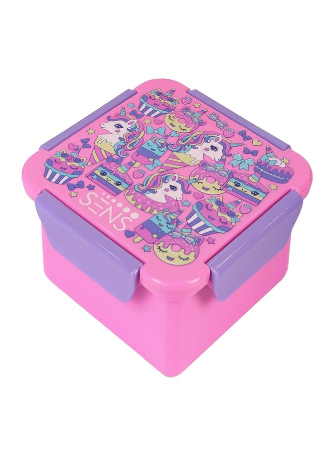 SENS YumBuddy Snackbox for Kids with Food Grade Material, Leak Proof, Air Tight, BPA Free, School,Picnic & Outdoor- Unicorn - Image 1