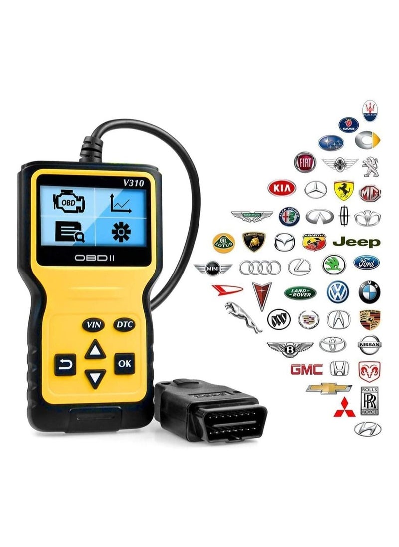 ماركة غير محددة - السيارات رمز خطأ القارئ ، obd2 الماسح الضوئي محرك التشخيص v310 رمز السيارة القارئ ، محرك السيارة رمز خطأ التشخيص الماسح الضوئي أداة مناسبة لجميع السيارات - Image 1